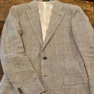Grey Check Linen Suit - Lazio Style (suitsupply) 42L